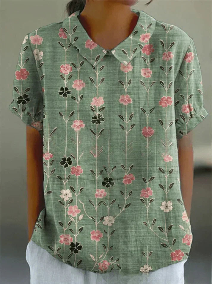 Classic Floral Blouse