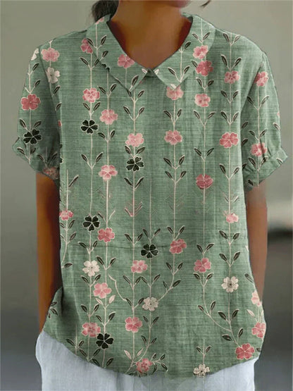 Classic Floral Blouse