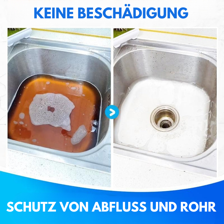 Abflussreiniger für verstopfte Rohre – schnell wirksam