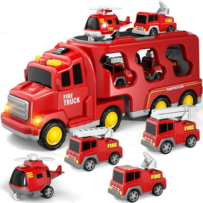 Interactive Truck with Light and Music - GlowRider-Red-Nora Luxe