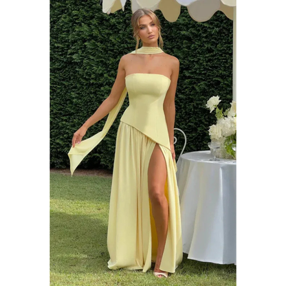 Irmelin | Damen Maxi Kleid Für Hochzeitsgast Klassisch Und Elegant