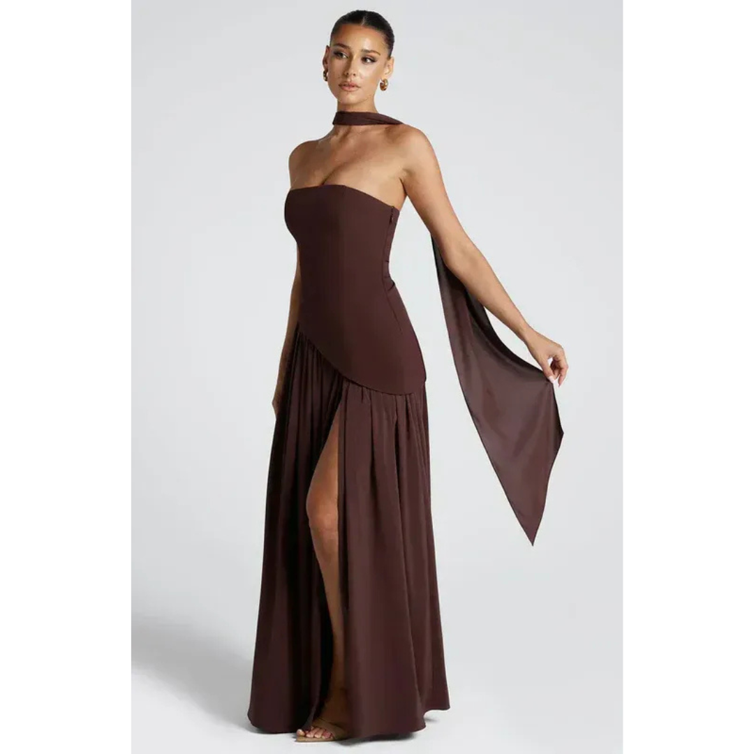 Irmelin | Damen Maxi Kleid Für Hochzeitsgast Klassisch Und Elegant