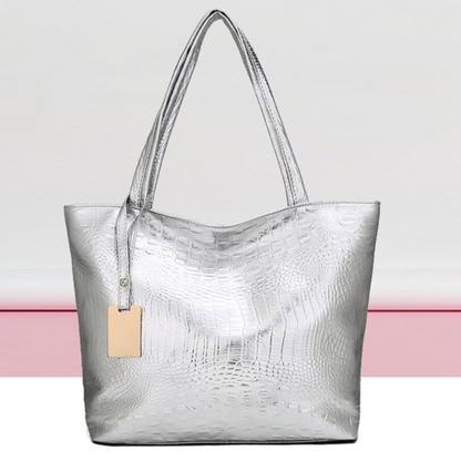 Sac à bandoulière Isabella | Sac spacieux avec imprimé crocodile