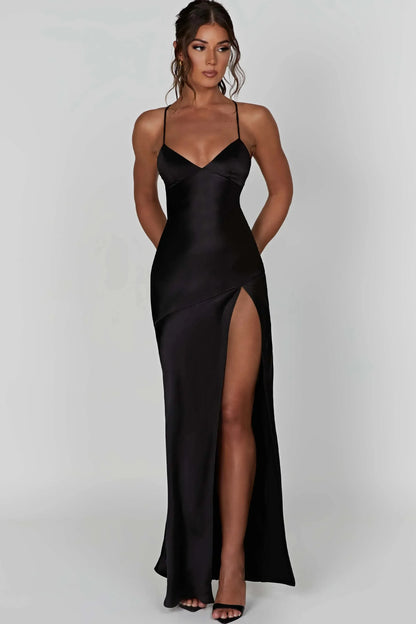 Alexia - Robe Maxi Satin