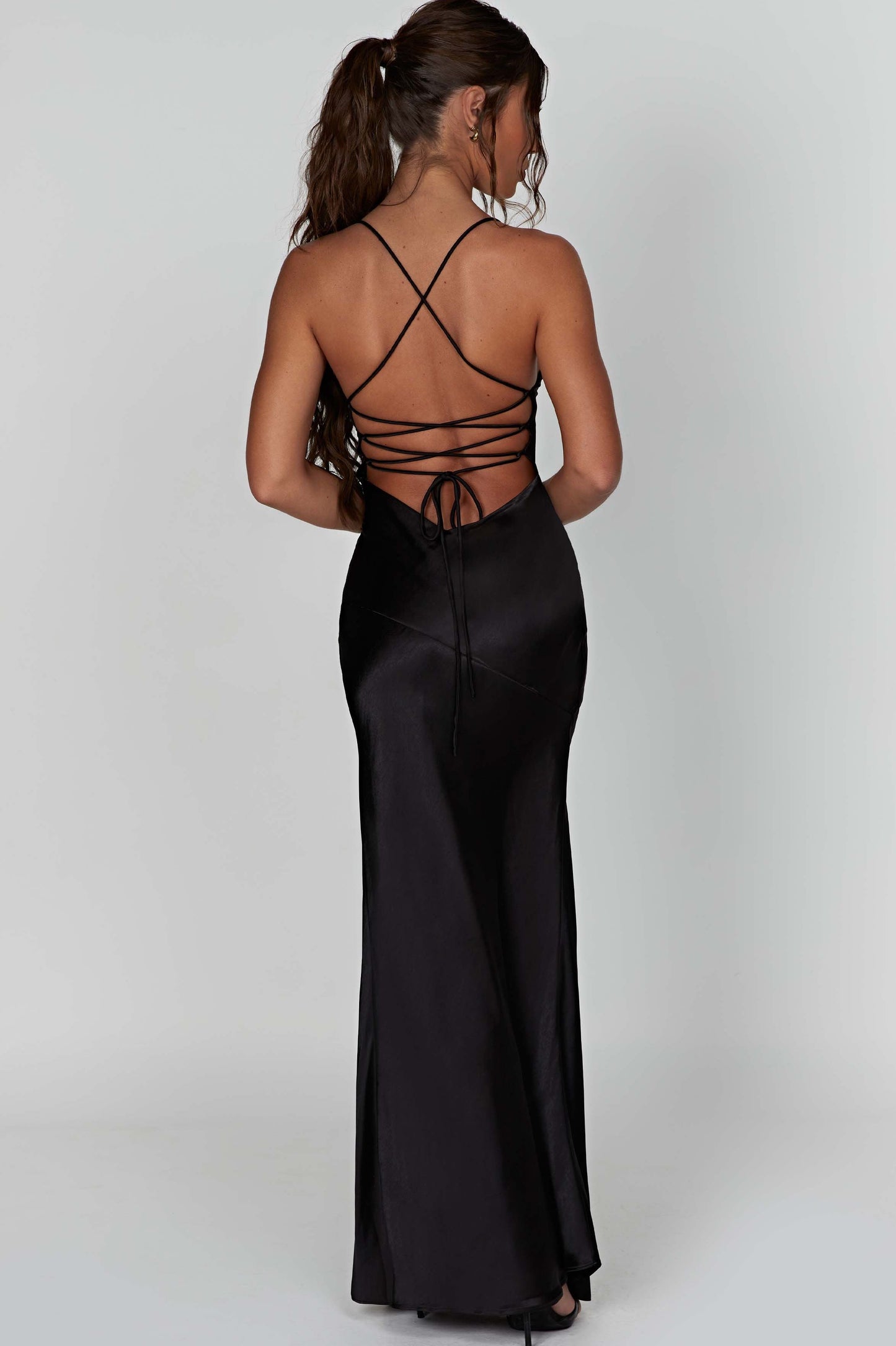 Alexia - Robe Maxi Satin