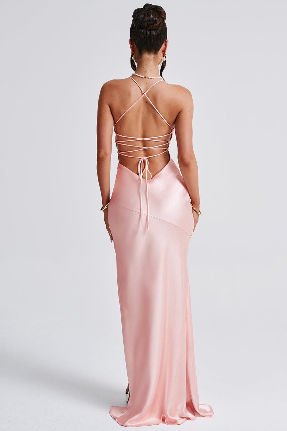 Alexia - Robe Maxi Satin