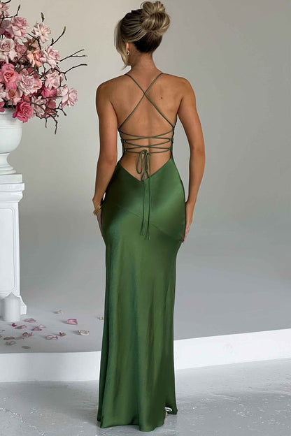 Alexia - Robe Maxi Satin