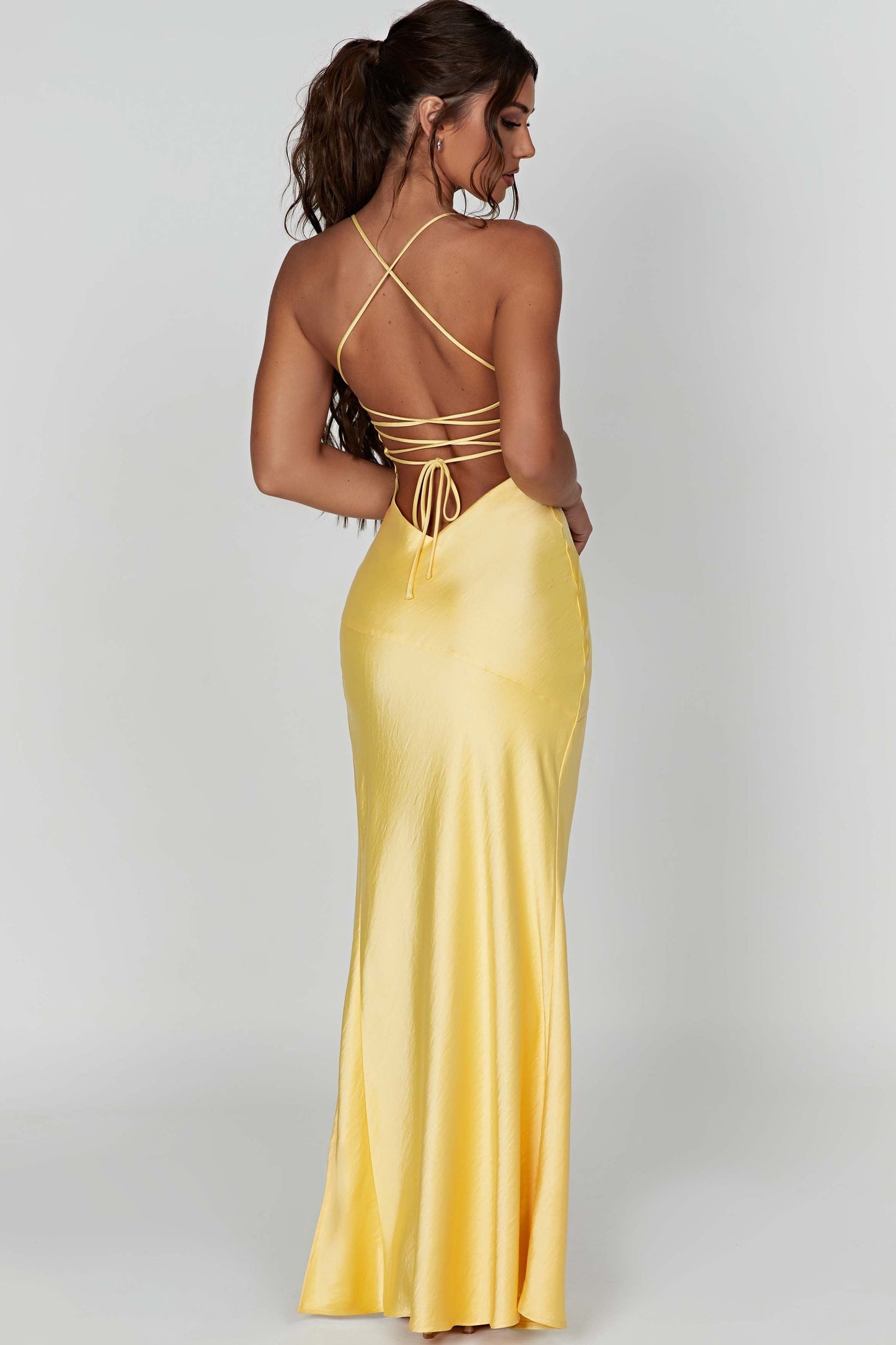 Alexia - Robe Maxi Satin