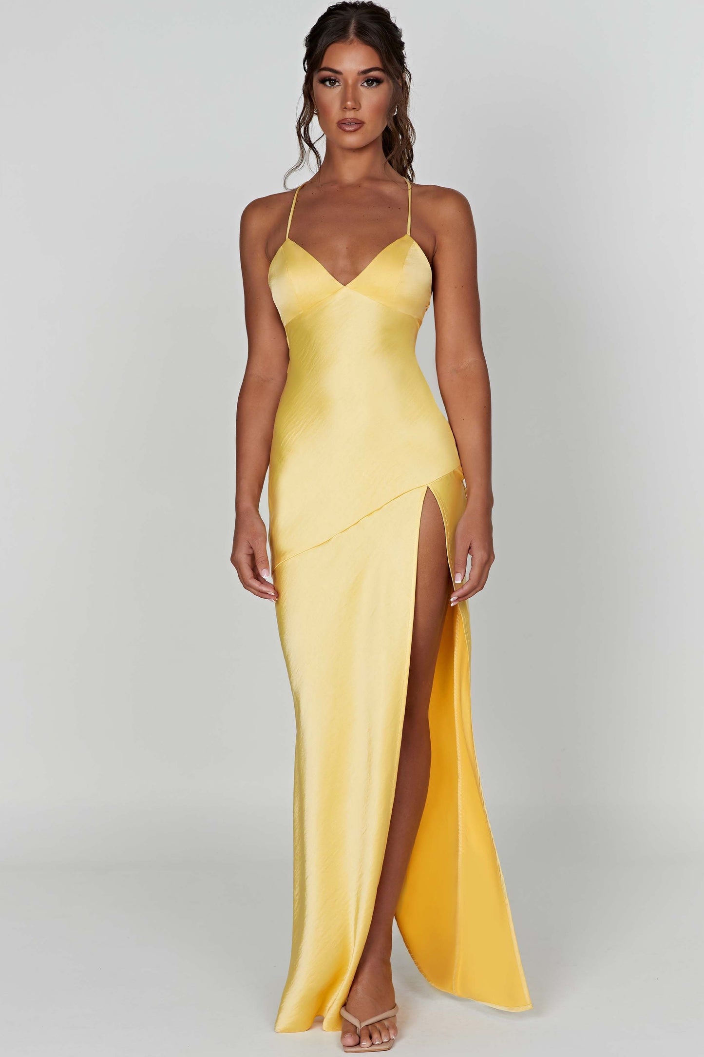 Alexia - Robe Maxi Satin