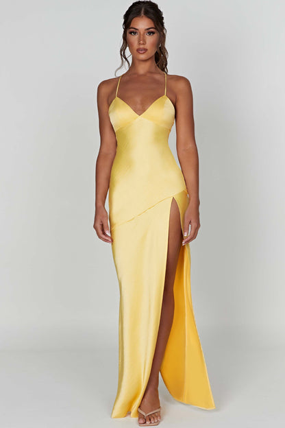 Alexia - Robe Maxi Satin