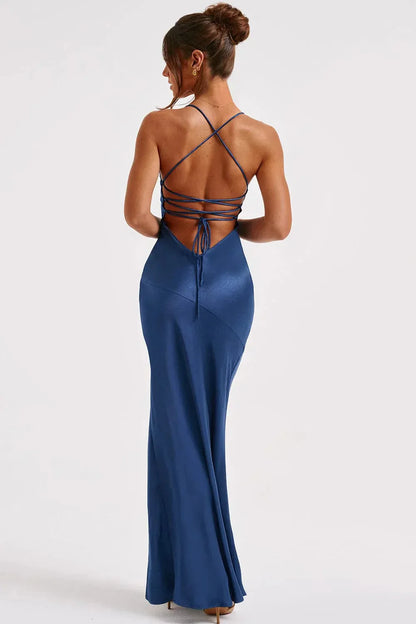 Alexia - Robe Maxi Satin