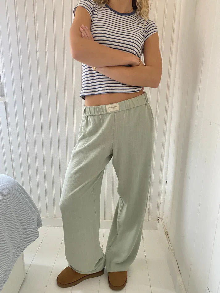 Marina – Cotton Comfort Fit Womens Lounge Trousers