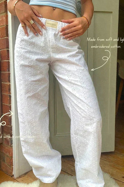 Marina – Cotton Comfort Fit Womens Lounge Trousers