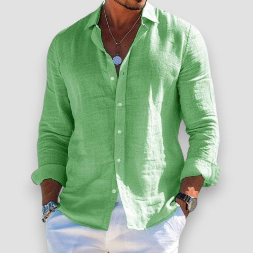 Nerio™ | Chemise d’Été Légère & Naturelle
