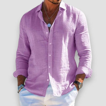 Jasper | Linen Button Up Casual Shirt