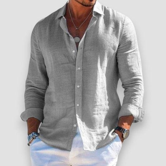 Jasper | Linen Button Up Casual Shirt