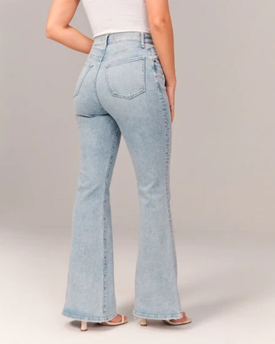 Zara | Women’s Flared High-Waisted Denim Jeans - Image 4