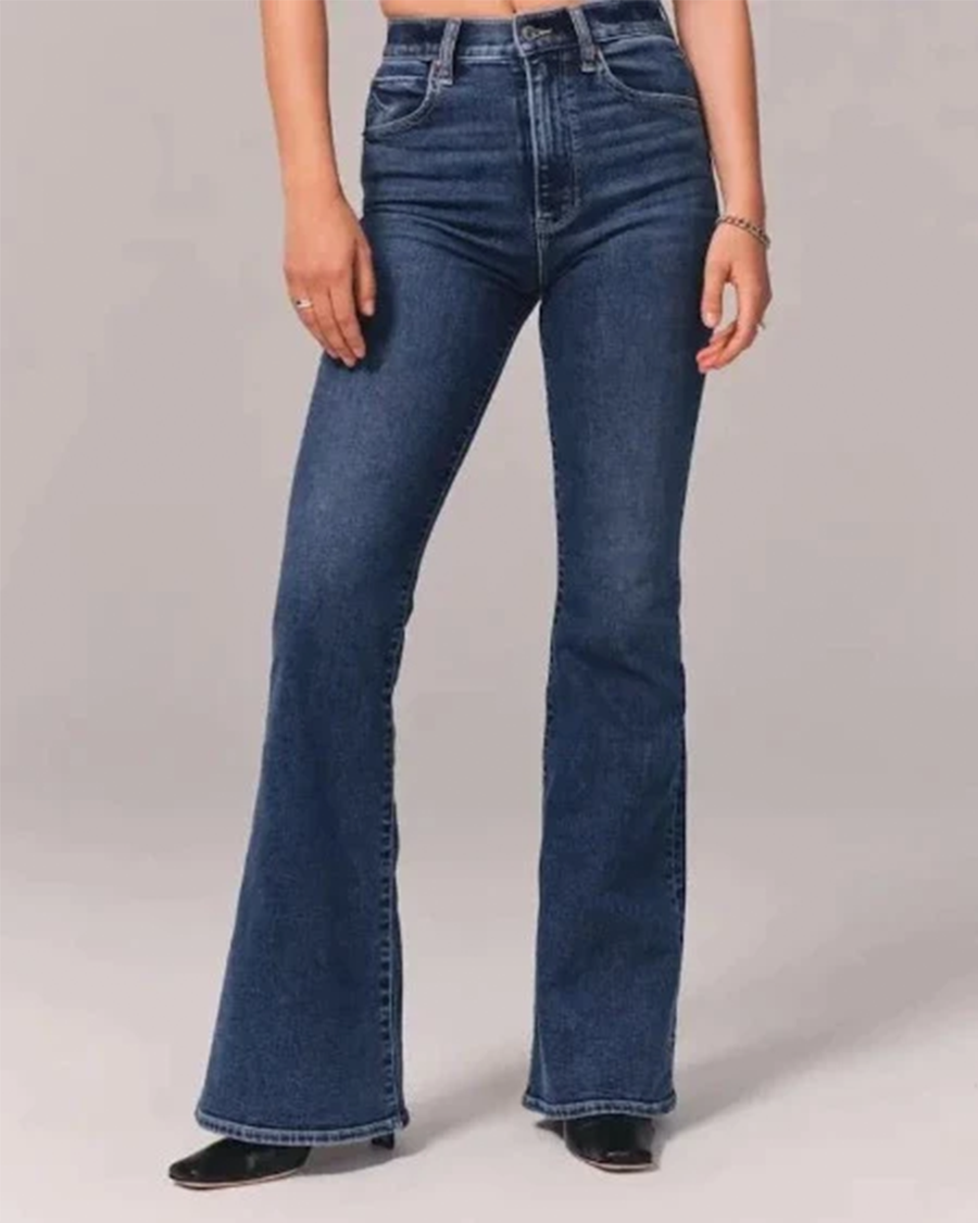 Zara | Women’s Flared High-Waisted Denim Jeans - Image 6
