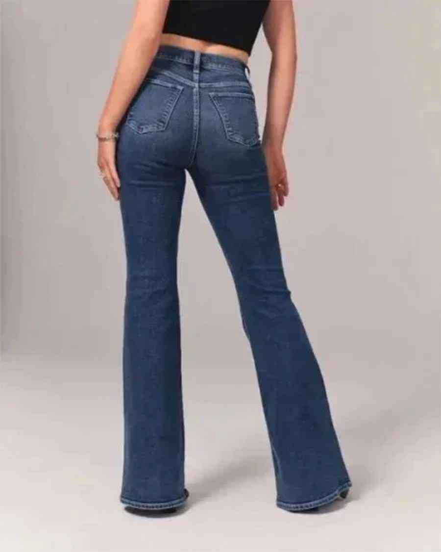 Zara | Women’s Flared High-Waisted Denim Jeans - Image 2