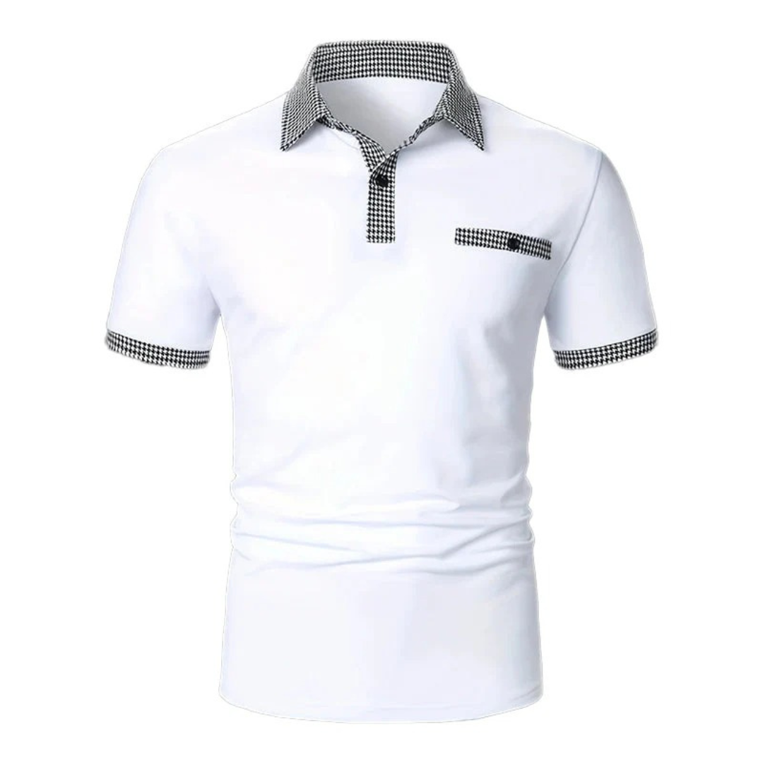 Jan | Herren Poloshirt Karo Mit Taschen Für Freizeit
