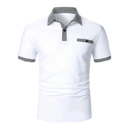 Jan | Herren Poloshirt Karo Mit Taschen Für Freizeit