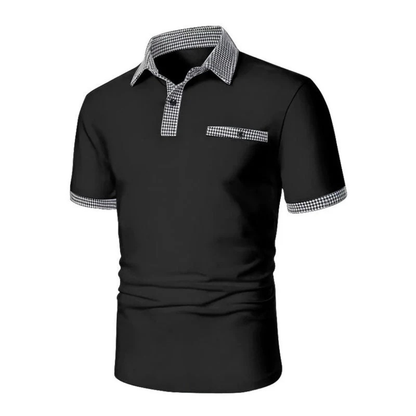 Jan | Herren Poloshirt Karo Mit Taschen Für Freizeit