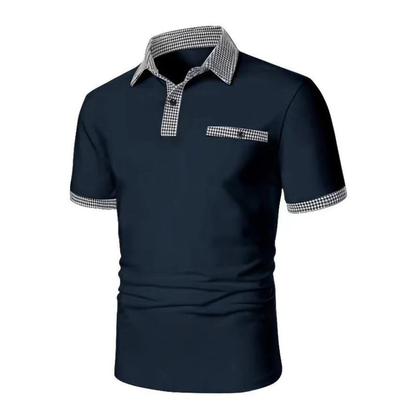 Jan | Herren Poloshirt Karo Mit Taschen Für Freizeit