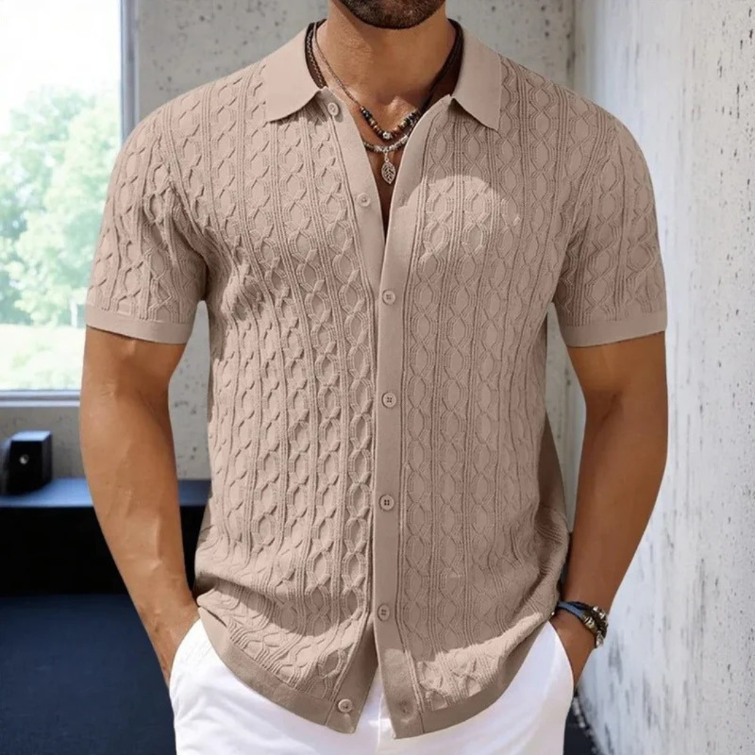 Jannik | Herren Poloshirt Mit Struktur Für Sommer
