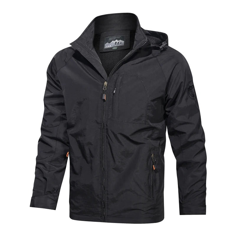 Jasper - Men's Summer Jacket-Black-M-State of Style