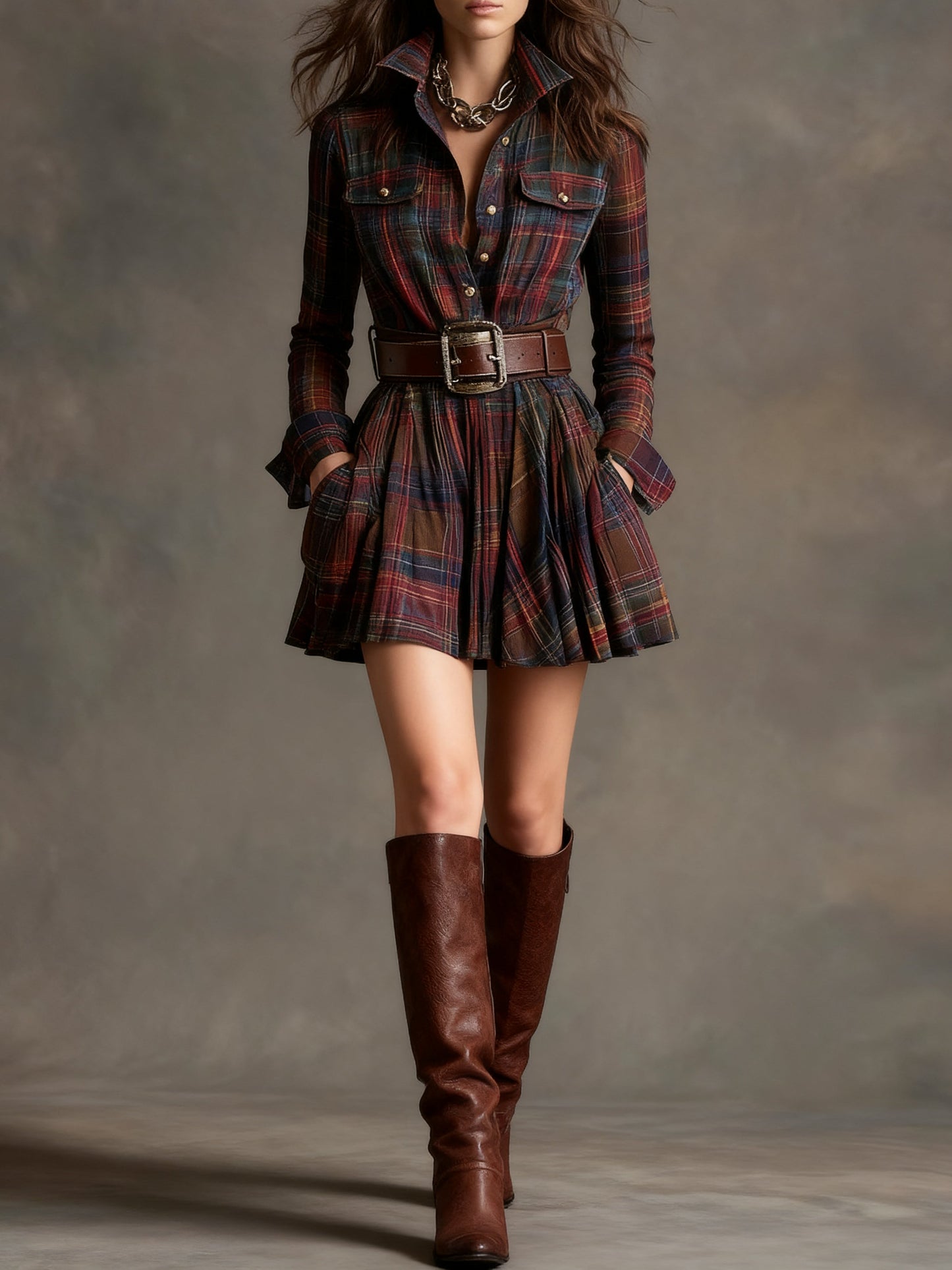 Ruby | Vintage Look Shirt Dress