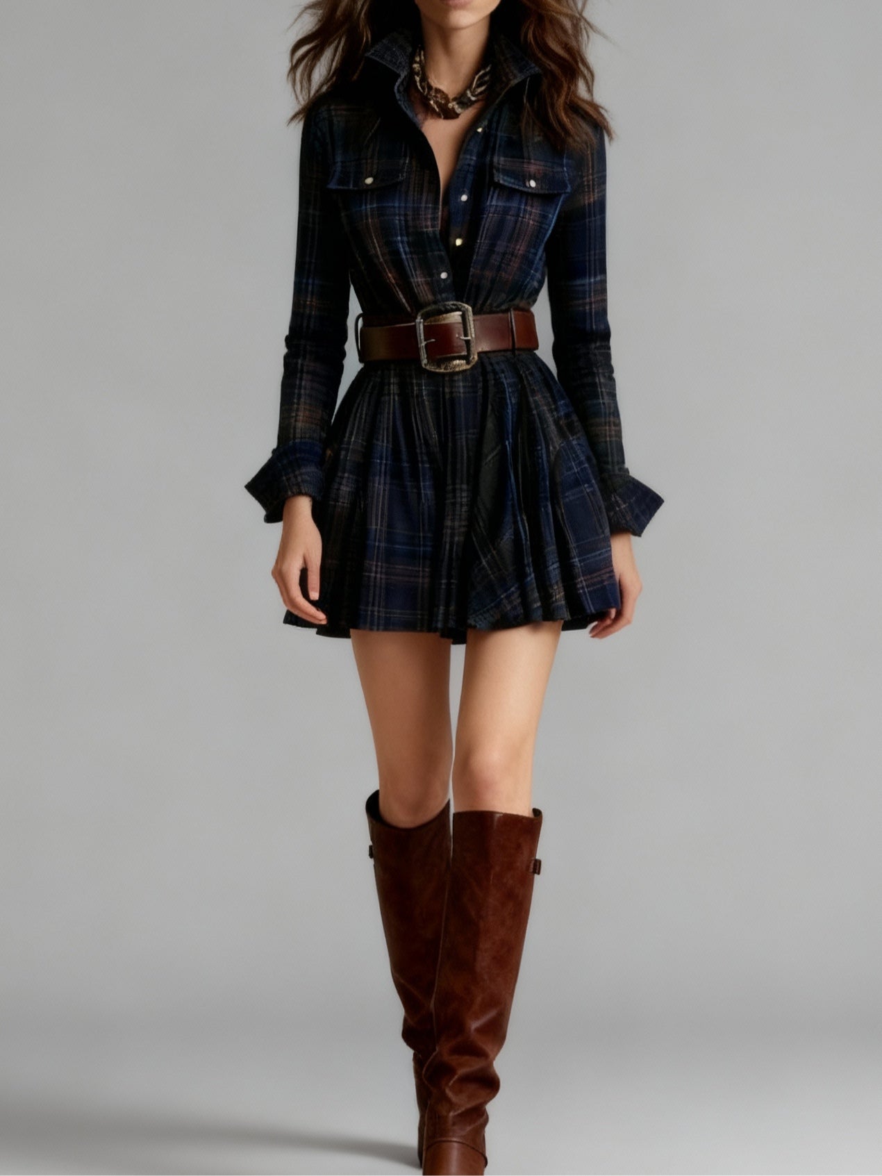 Ruby | Vintage Look Shirt Dress