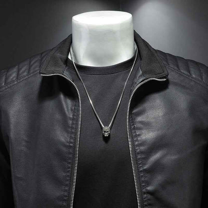Jonas – Stilvolle Glattlederjacke mit modernem Schnitt für den perfekten Look