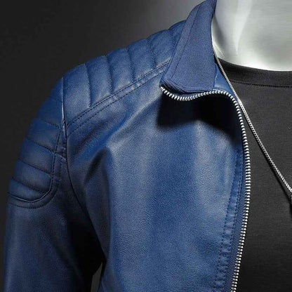 Jonas – Stilvolle Glattlederjacke mit modernem Schnitt für den perfekten Look