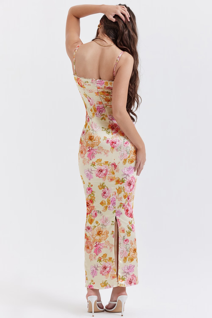 Violana | Flowy Satin Dress
