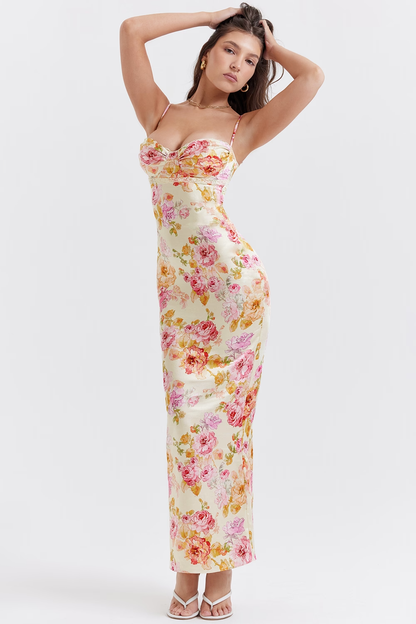 Violana | Flowy Satin Dress