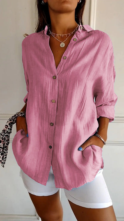 Pauline – Blouse boutonnée femme