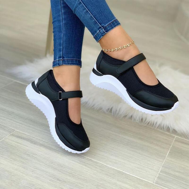 Damska Ortopedyczne Sneakersy | Oddychające Na Rzep
