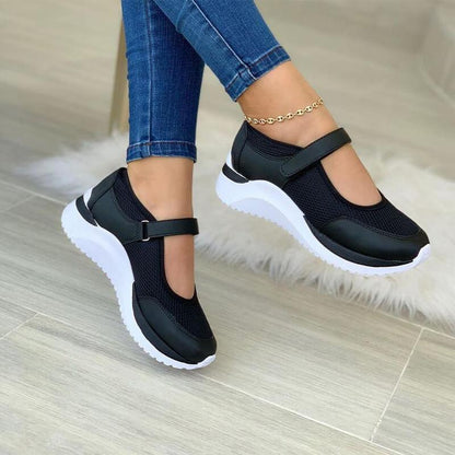 Damska Ortopedyczne Sneakersy | Oddychające Na Rzep