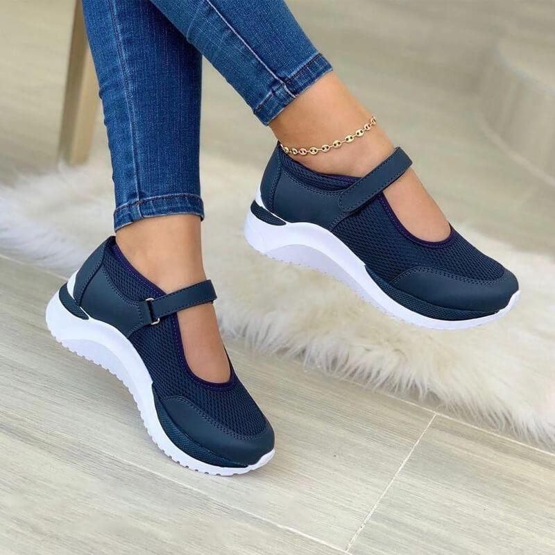 Damska Ortopedyczne Sneakersy | Oddychające Na Rzep
