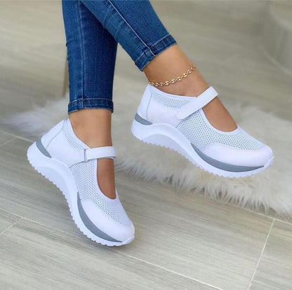 Damska Ortopedyczne Sneakersy | Oddychające Na Rzep