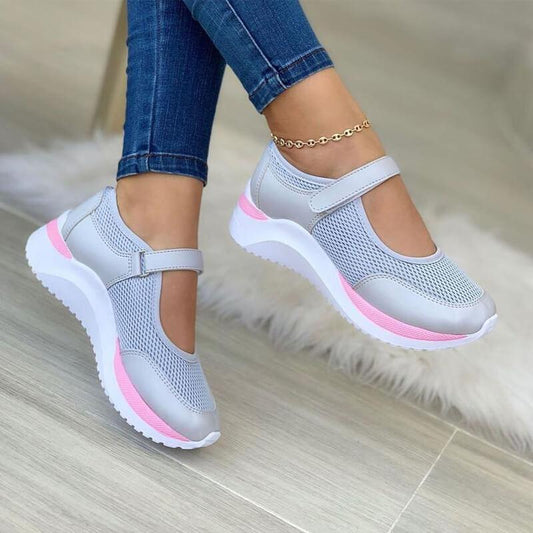 Damska Ortopedyczne Sneakersy | Oddychające Na Rzep