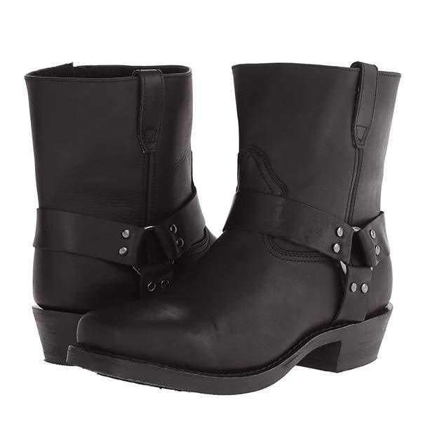 Men's Rivet-Detail Western Cowboy Boots