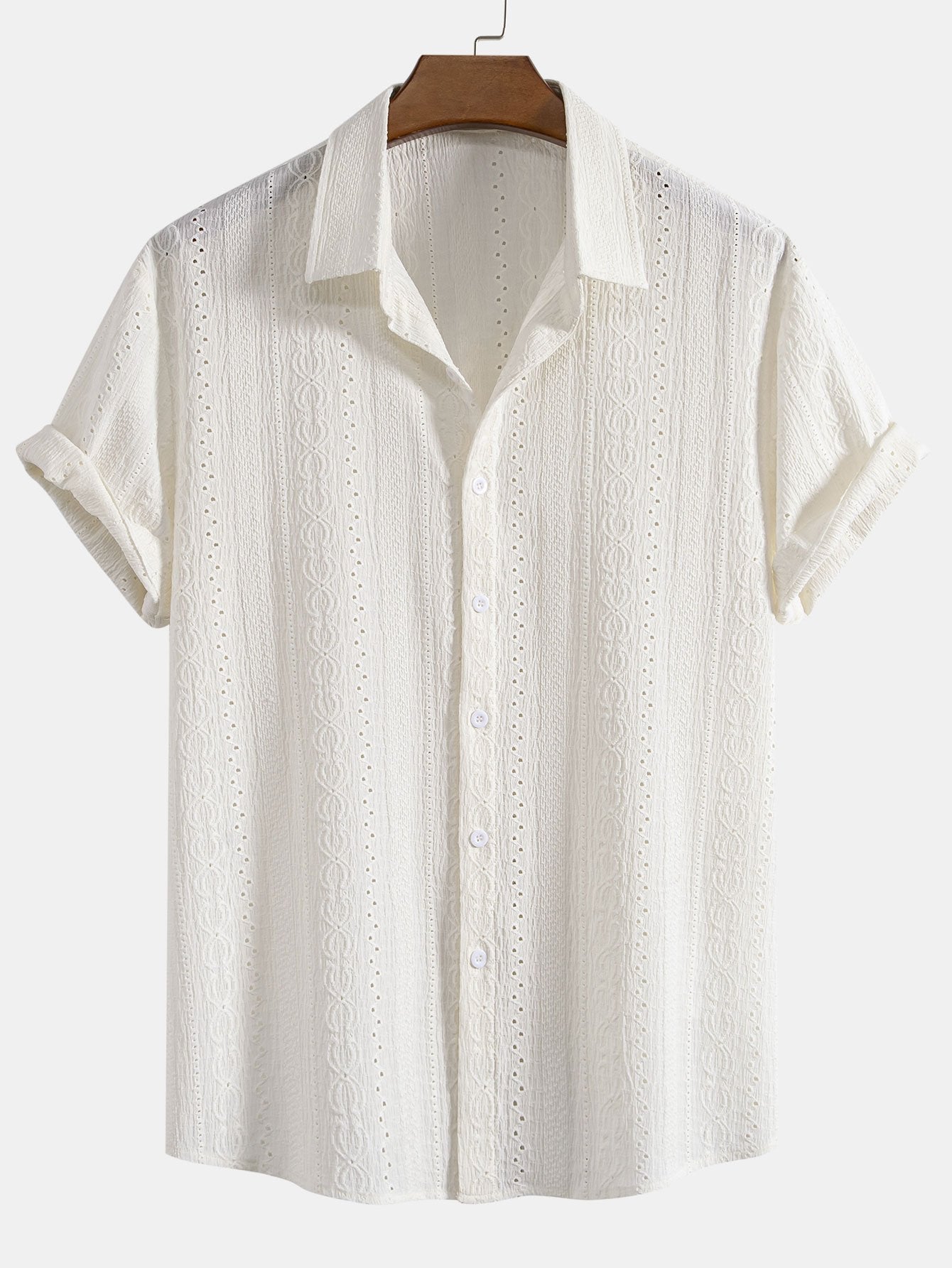 Premium Textured Button-Up Shirt