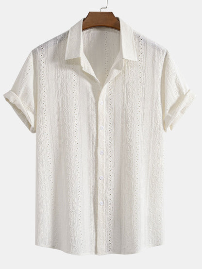 Premium Textured Button-Up Shirt