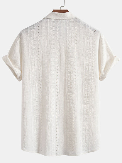 Premium Textured Button-Up Shirt