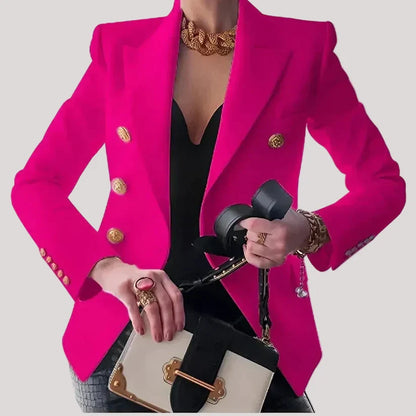 Damen Strukturierter Zweireiher Blazer | Business