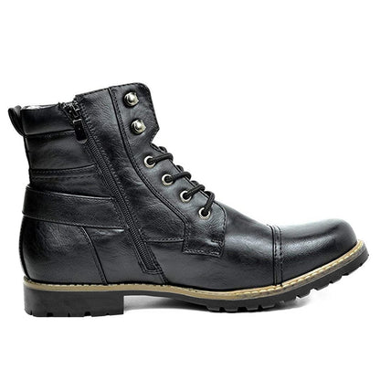 Eric| Motorrad-Stiefel aus echtem Leder