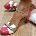 Monique - Stiletto Ankle Strap Comfort Heels