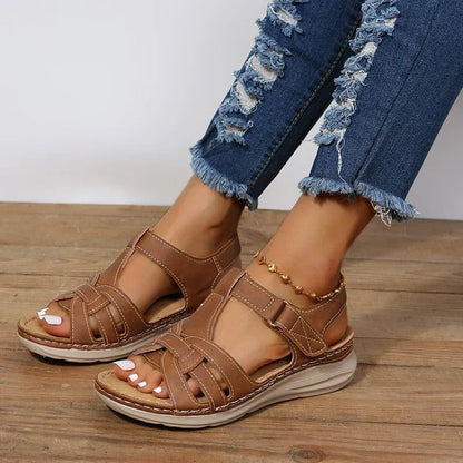 Women’s Leather Sandals – Comfortable Supportive Elegant Everyday Summer Footwear