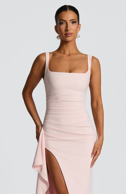 Maxi Dress with Slit Design